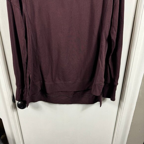 Sweaty Betty After Class Sweatshirt maroon athleisure athletic long sleeve. sz S - Picture 4 of 8